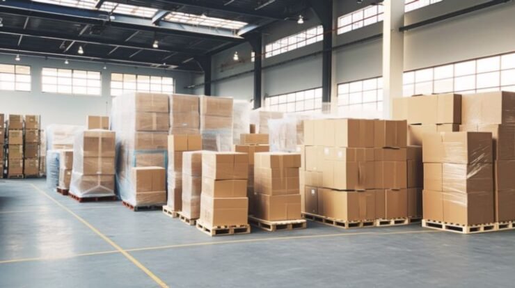 three d wall panels in warehouse